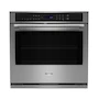Miniatura de Maytag MOES6030LZ Horno Eléctrico de Pared Simple con Freidora de Aire 30 Pulgadas Acero Inoxidable Resistente a Huellas 5.0 Pies Cúbicos