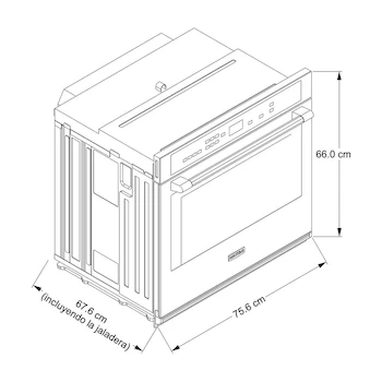 Imagen 3 de Maytag MOES6030LZ Horno Eléctrico de Pared Simple con Freidora de Aire 30 Pulgadas Acero Inoxidable Resistente a Huellas 5.0 Pies Cúbicos