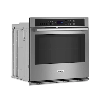 Imagen 4 de Maytag MOES6030LZ Horno Eléctrico de Pared Simple con Freidora de Aire 30 Pulgadas Acero Inoxidable Resistente a Huellas 5.0 Pies Cúbicos