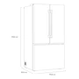 Miniatura de Refrigerador LG French Door 32 Pies Cúbicos Modelo GM90HIP
