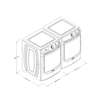 Imagen 3 de Maytag Centro de Lavado a Gas 20 kg Blanco Modelo 44892325