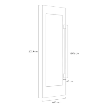 Imagen 4 de Signature Kitchen Suite Kit Panel de Acero Inoxidable 24 Pulgadas Apertura Derecha Modelo 44455775