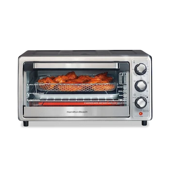 Imagen 2 de Horno Tostador con Freidora de Aire Hamilton Beach Sure-Crisp Modelo 31403 Acero Inoxidable