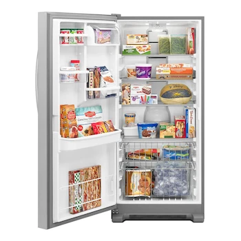 Imagen 3 de Congelador Vertical Whirlpool Sidekick WSZ57L18DM 18 Pies Cúbicos Gris