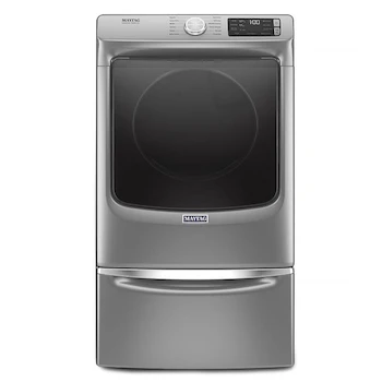 Imagen de referencia para Secadora Maytag 7MMGD6630HC Carga Frontal a Gas 22 kg Gris Acero con Pedestal