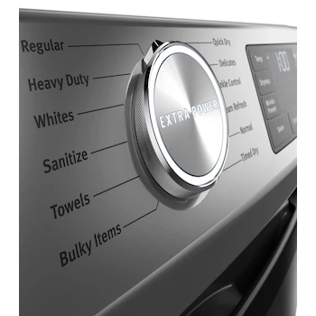 Imagen 3 de Secadora Maytag 7MMGD6630HC Carga Frontal a Gas 22 kg Gris Acero con Pedestal