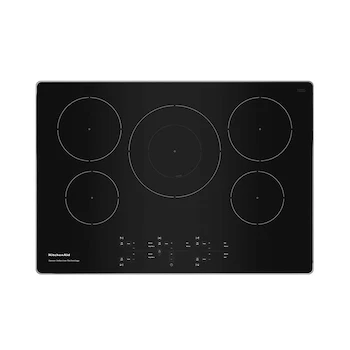 Imagen de referencia para KitchenAid KICU569XBL Parrilla de Inducción de 36 Pulgadas con 5 Quemadores Negra