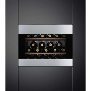 Imagen 4 de Cava de Vinos Empotrable Smeg CVIU321X1 de Acero Inoxidable para 21 Botellas