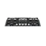 Miniatura de Parrilla de Gas LP IO Mabe IO75BG0 Negra 5 Quemadores Acero Inoxidable 76 cm
