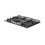 Miniatura de Parrilla de Gas LP IO Mabe IO75BG0 Negra 5 Quemadores Acero Inoxidable 76 cm