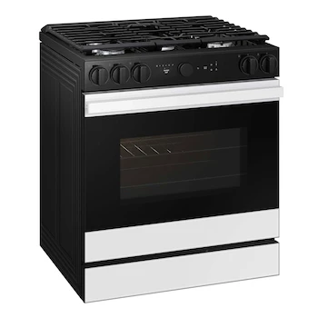 Imagen 4 de Estufa de Piso Samsung Bespoke NSG6DB850012AX Gas LP 30" Blanca