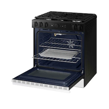 Imagen 5 de Estufa de Piso Samsung Bespoke NSG6DB850012AX Gas LP 30" Blanca