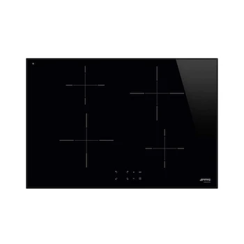 Imagen alusiva al producto Smeg SI4642B Parrilla de Inducción Empotrable 60 cm 4 Quemadores Negro Vidrio