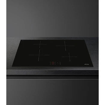 Imagen 4 de Smeg SI4642B Parrilla de Inducción Empotrable 60 cm 4 Quemadores Negro Vidrio