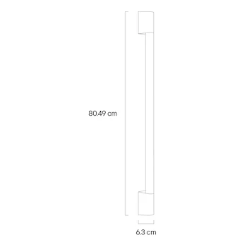 Imagen 4 de Manija Corta para Refrigerador Signature Kitchen Suite, Acero Inoxidable
