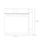Miniatura de GE Profile Horno Eléctrico HGP8050YE1 31" Acero Inoxidable