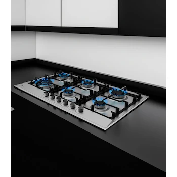 Imagen 2 de Teka EFX 90.1 6G AI AL 2DR CI Parrilla a Gas LP 6 Quemadores Acero Inoxidable 90 cm