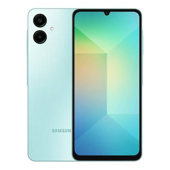 Imagen alusiva al producto Smartphone Samsung Galaxy A06 Pantalla 6.7 Pulgadas 64GB Almacenamiento Color Verde Desbloqueado