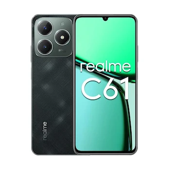 Imagen de referencia para Smartphone Realme C61 Pantalla 6.7 Pulgadas 4GB RAM 256GB Almacenamiento Color Verde Desbloqueado