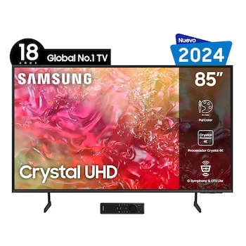 Imagen de referencia para Pantalla Samsung 85 Pulgadas Smart TV LED 4K UHD Modelo UN85DU7000FXZX Serie DU7000