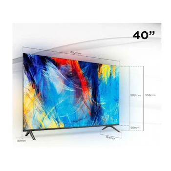 Imagen 2 de Pantalla TCL 40 Pulgadas Smart TV LED Full HD Android Modelo 40S330A