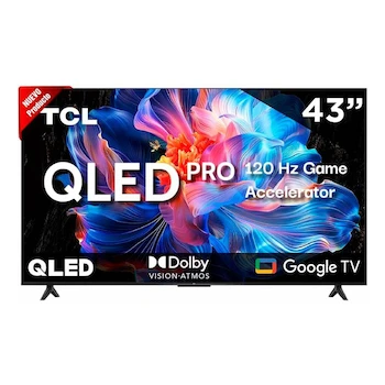 Imagen 1 de Televisor TCL de 43 Pulgadas 4K UHD QLED con Google TV Modelo 43Q5K