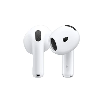 Imagen de referencia para Apple AirPods (4ª Generación) Auriculares Inalámbricos Blancos con Estuche de Carga