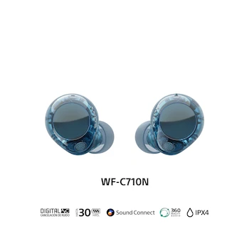 Imagen 2 de Audífonos In-Ear Inalámbricos Bluetooth Sony WF-C710N Azul