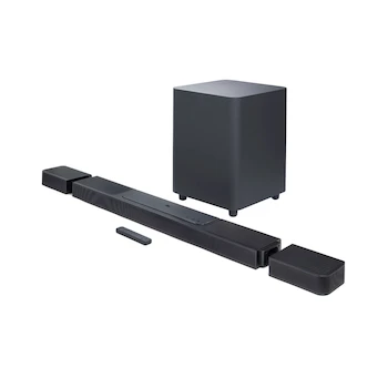 Imagen de referencia para Barra de Sonido JBL Bar 1300X Negra con Subwoofer Inalámbrico y Altavoces Surround Desmontables