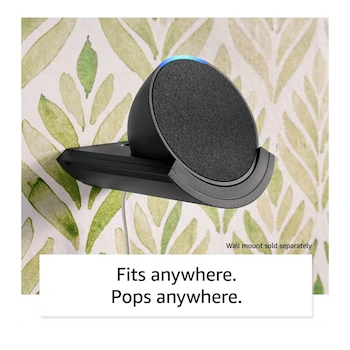 Imagen 5 de Amazon Echo Pop Bocina Alámbrica con Asistente de Voz Bluetooth Color Carbón