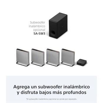 Imagen 2 de Sony HT-A9M2 Sistema de Teatro en Casa Gris