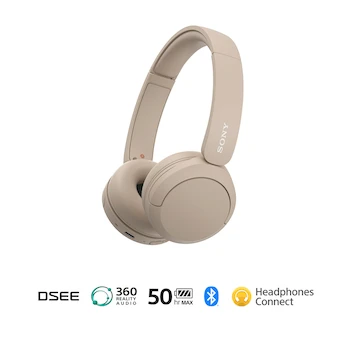 Imagen 3 de Sony Audífonos Inalámbricos Bluetooth WH-CH520 Beige