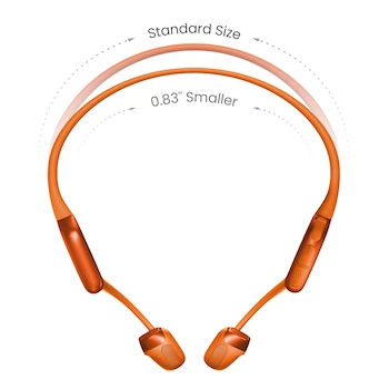 Imagen 4 de Audífonos Inalámbricos de Conducción Ósea Shokz OpenRun Pro 2 Mini Color Naranja