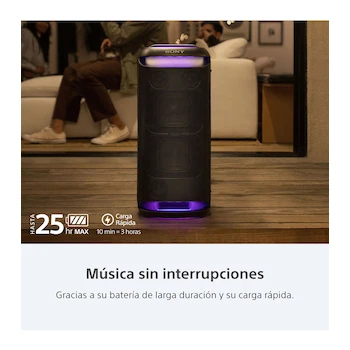 Imagen 4 de Sony SRS-XV800 Bocina Inalámbrica Portátil Serie X Negra
