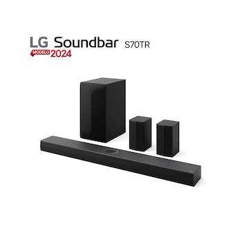 Imagen de referencia para LG Barra de Sonido Teatro en Casa S70TR Negra con Subwoofer Inalámbrico y Altavoces Traseros