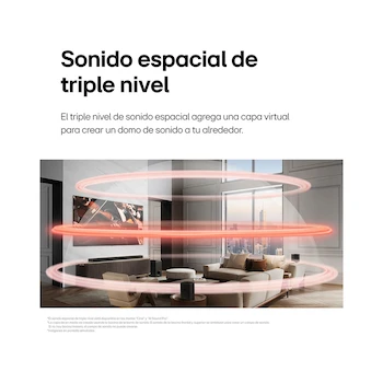 Imagen 4 de LG Barra de Sonido Teatro en Casa S70TR Negra con Subwoofer Inalámbrico y Altavoces Traseros