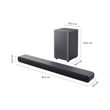 Imagen 3 de Barra de Sonido TCL S55H 2.1 Canales Negra