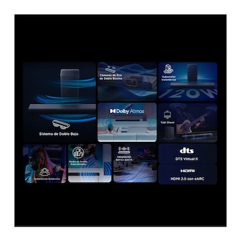 Imagen 5 de Barra de Sonido TCL S55H 2.1 Canales Negra