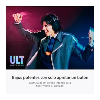 Imagen 2 de Audífonos Inalámbricos Bluetooth Over-Ear Sony ULT Wear WH-ULT900N Negro