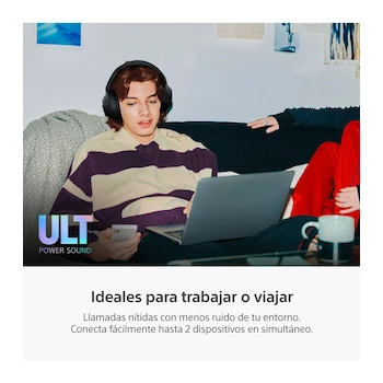 Imagen 4 de Audífonos Inalámbricos Bluetooth Over-Ear Sony ULT Wear WH-ULT900N Negro