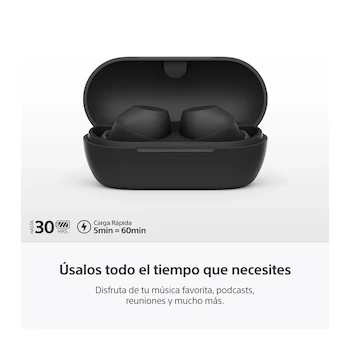 Imagen 4 de Sony Audífonos Inalámbricos WF-C710N con Cancelación de Ruido Negro