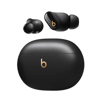 Imagen alusiva al producto Audífonos Inalámbricos Bluetooth Beats Studio Buds + Modelo MJ4X3LL/A Color Negro Oro