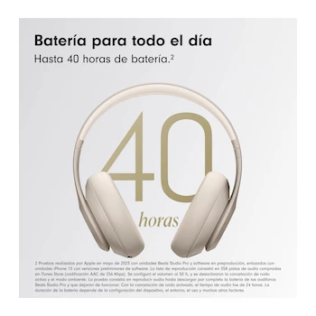 Imagen 2 de Audífonos Over-Ear Beats by Dr. Dre Studio Pro Color Arenisca