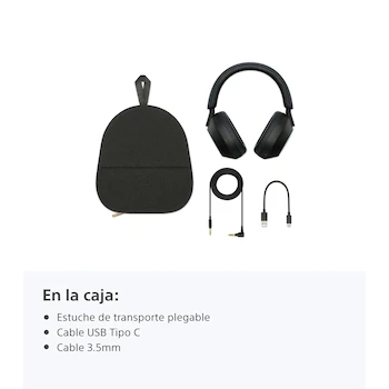 Imagen 4 de Audífonos Inalámbricos Bluetooth Over-Ear Sony WH-1000XM5 Negro