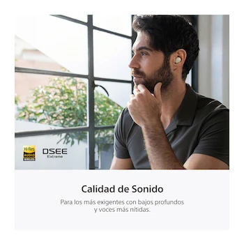 Imagen 4 de Sony Audífonos Inalámbricos Bluetooth Earbuds WF-1000XM5 Plata