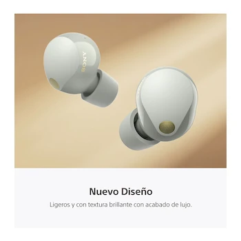 Imagen 5 de Sony Audífonos Inalámbricos Bluetooth Earbuds WF-1000XM5 Plata