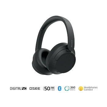 Imagen 2 de Sony WH-CH720N Audífonos Inalámbricos Bluetooth Over-Ear Negro