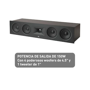 Imagen 5 de Bocina Central JBL Stage 245C 20-150W Negra