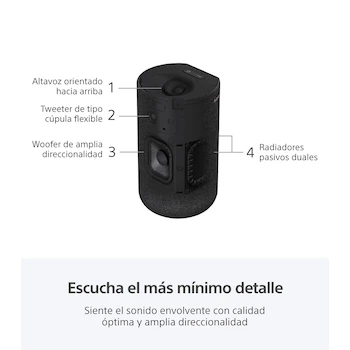 Imagen 4 de Sony SA-RS5 Par de Bocinas Traseras Inalámbricas Complementarias 180W Negro