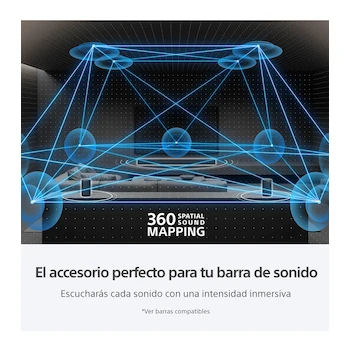 Imagen 5 de Sony SA-RS5 Par de Bocinas Traseras Inalámbricas Complementarias 180W Negro